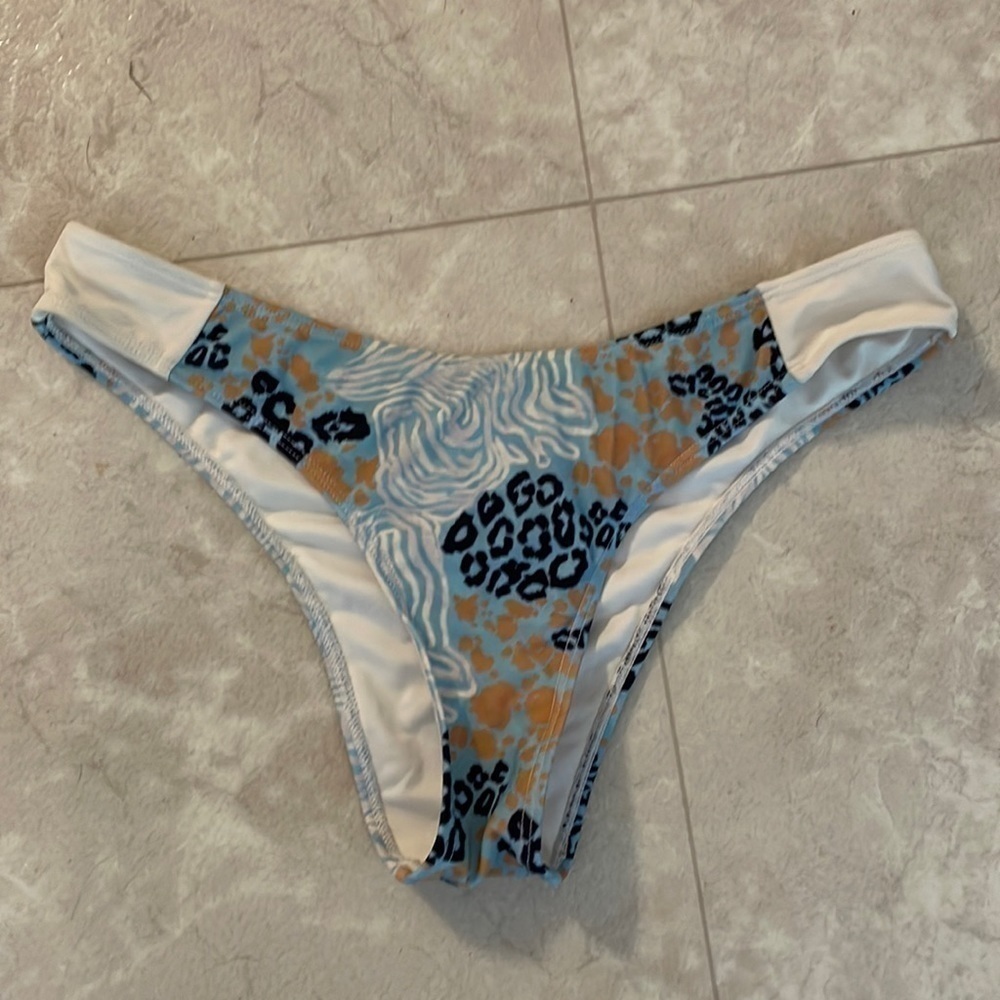 ICON Blue White Bikini Bottom M